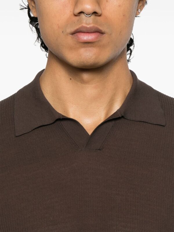 ROBERTO COLLINA MAGLIA MARRONE