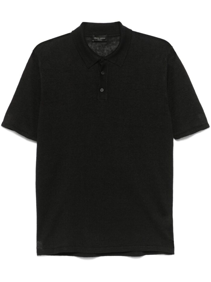 ROBERTO COLLINA POLO NERO