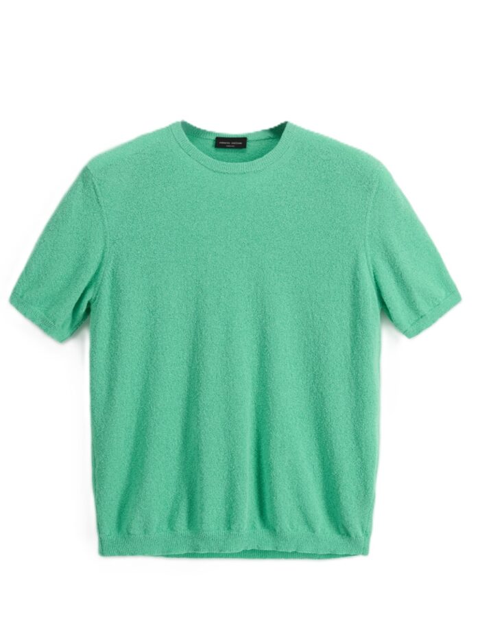 ROBERTO COLLINA T-SHIRT VERDE CHIARO