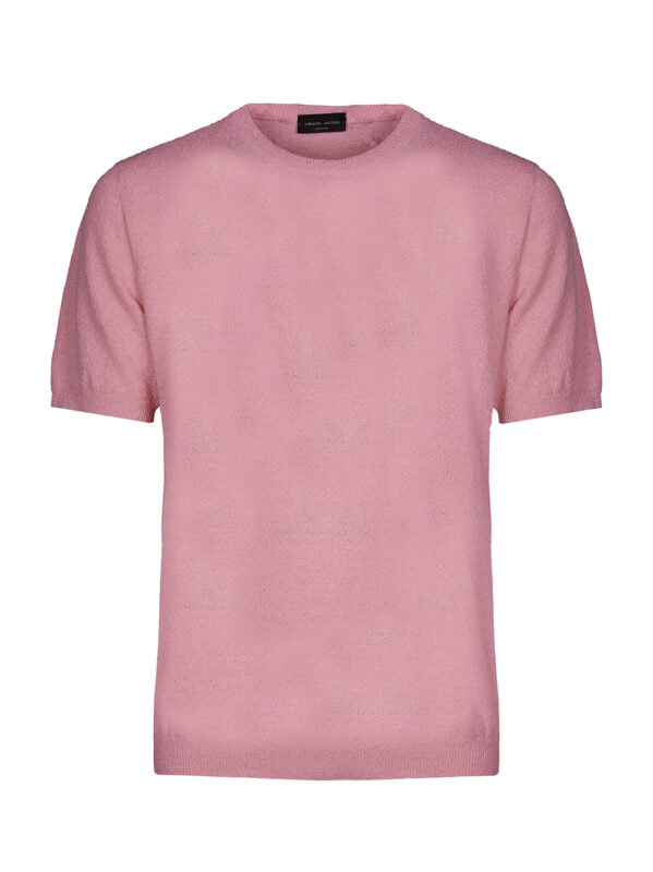 ROBERTO COLLINA T-SHIRT ROSA