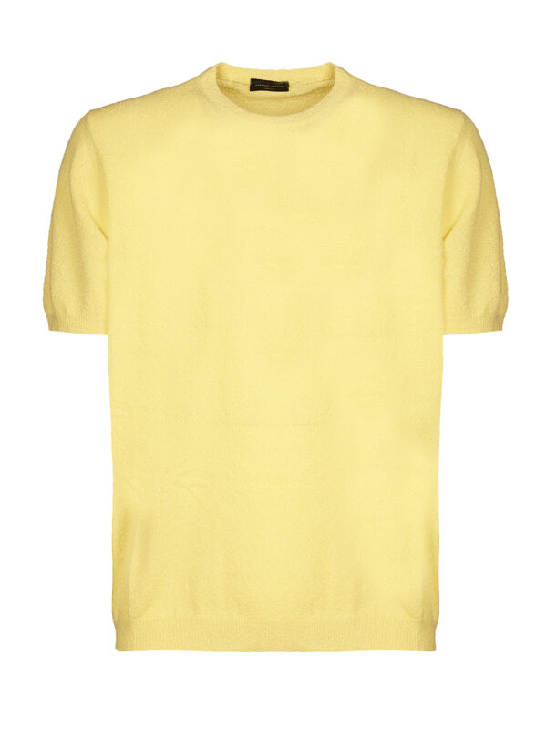 ROBERTO COLLINA T-SHIRT GIALLO