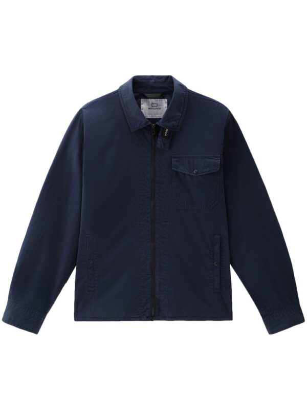 WOOLRICH CAMICIA BLU