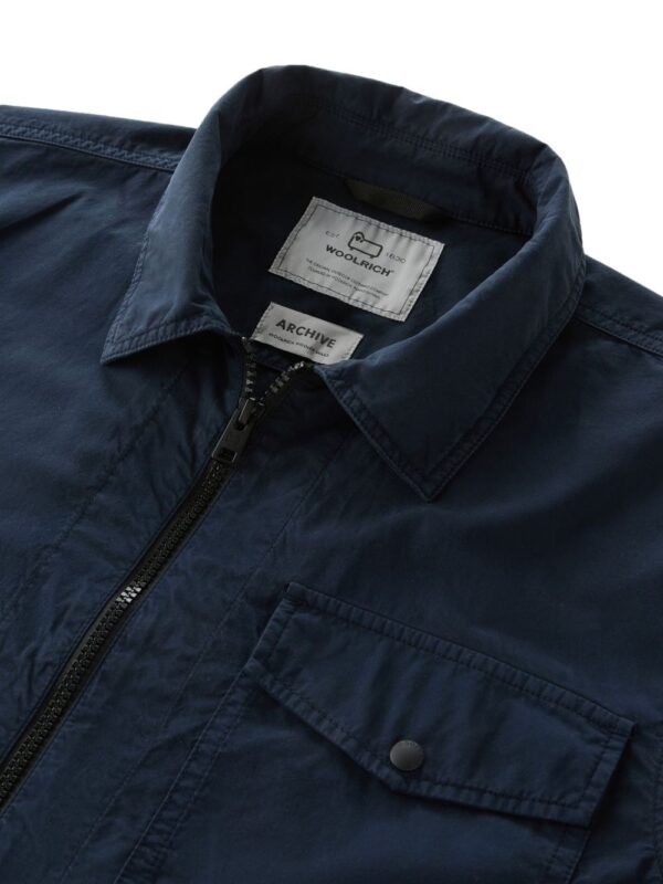 WOOLRICH CAMICIA BLU