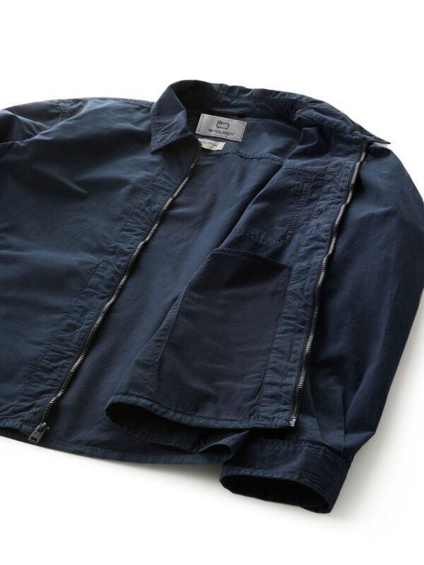 WOOLRICH CAMICIA BLU