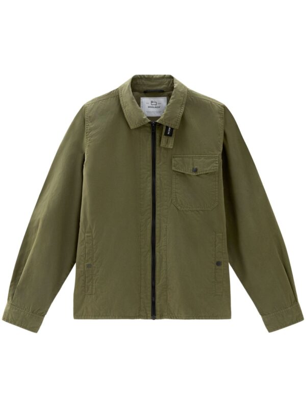 WOOLRICH CAMICIA VERDE OLIVA