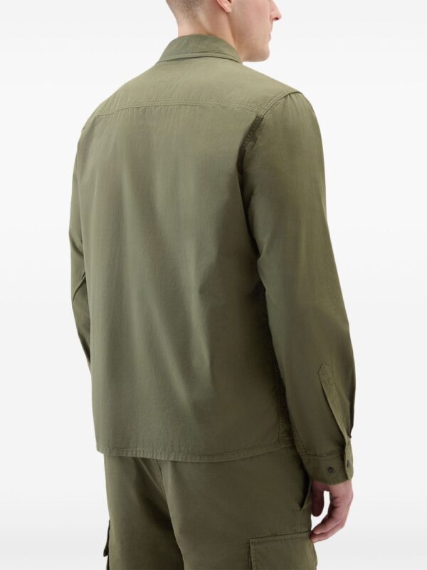 WOOLRICH CAMICIA VERDE OLIVA