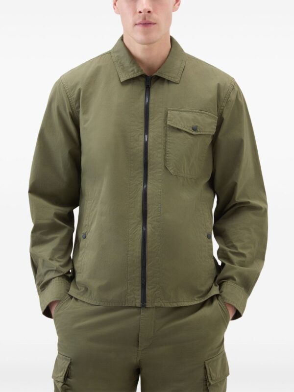 WOOLRICH CAMICIA VERDE OLIVA