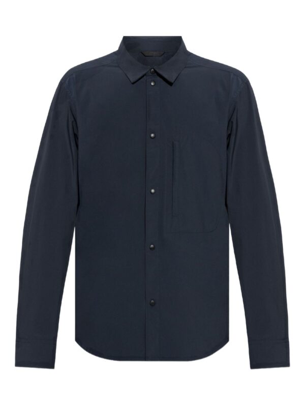WOOLRICH CAMICIA BLU