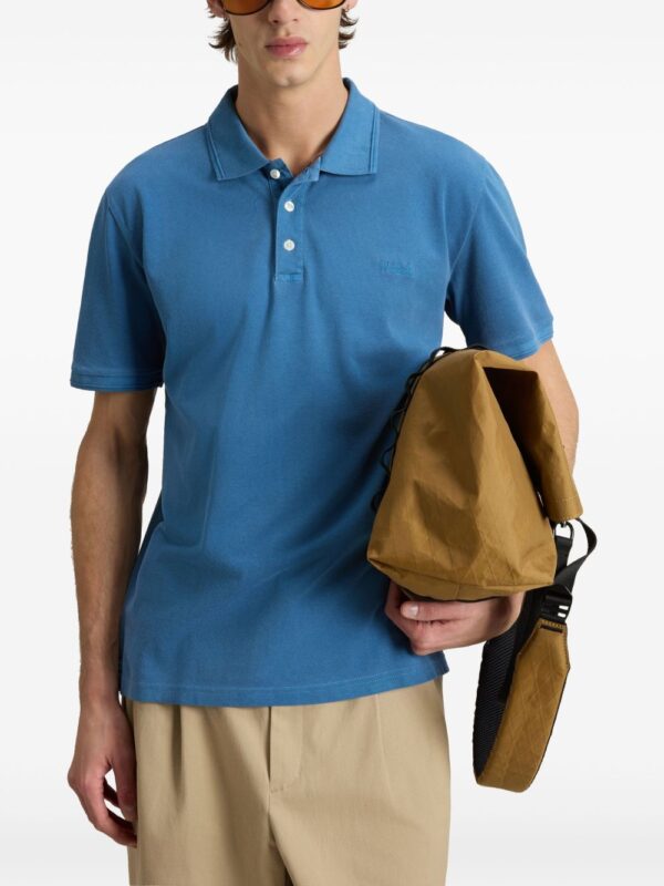 WOOLRICH POLO BLU DENIM