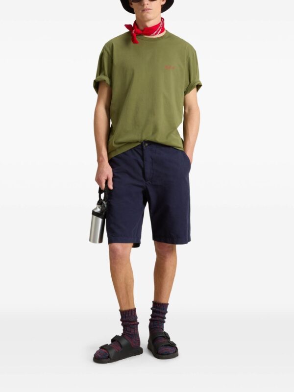 WOOLRICH T-SHIRT VERDE MILITARE