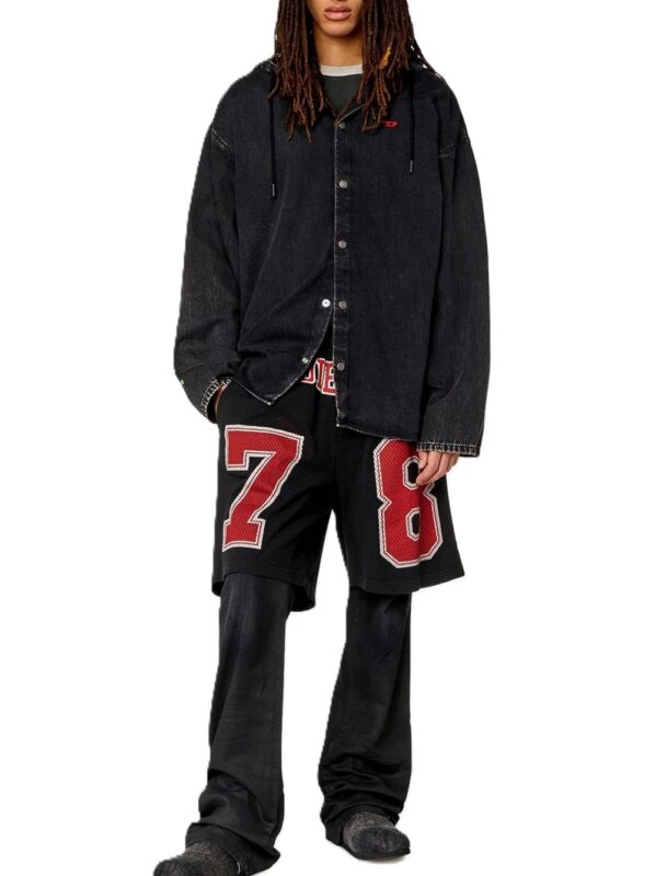 DIESEL CAMICIA NERO DENIM