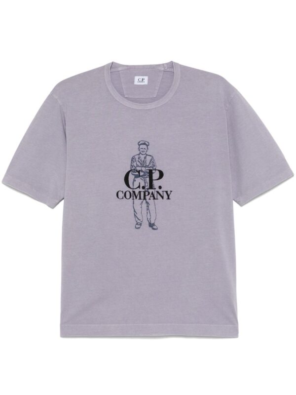 C.P. COMPANY T-SHIRT VIOLA