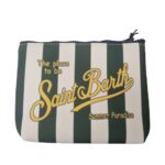 MC2 SAINT BARTH POCHETTE VERDE/BIANCO