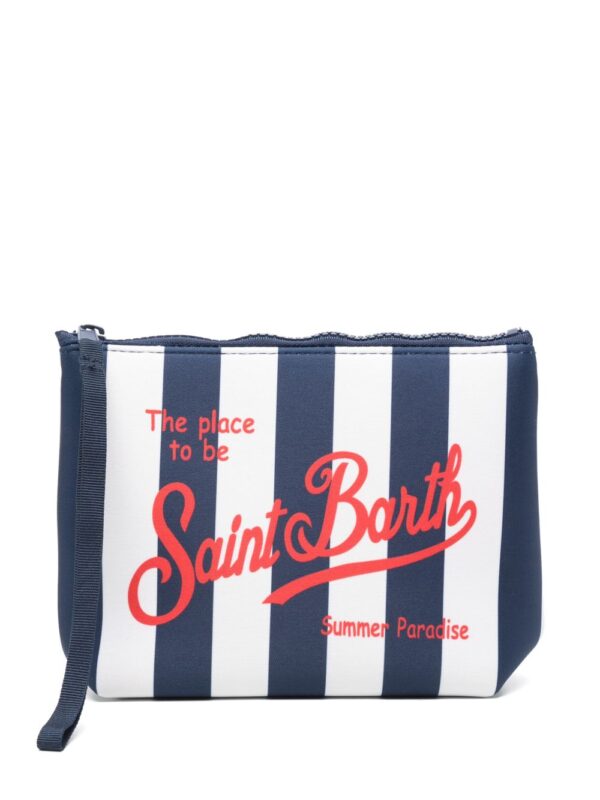 MC2 SAINT BARTH POCHETTE BLU/BIANCO
