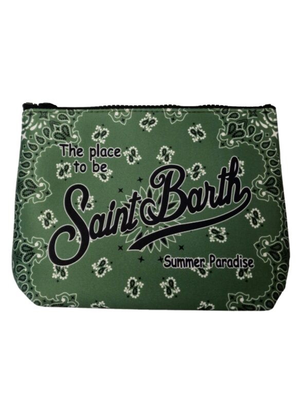 MC2 SAINT BARTH POCHETTE VERDE MILITARE