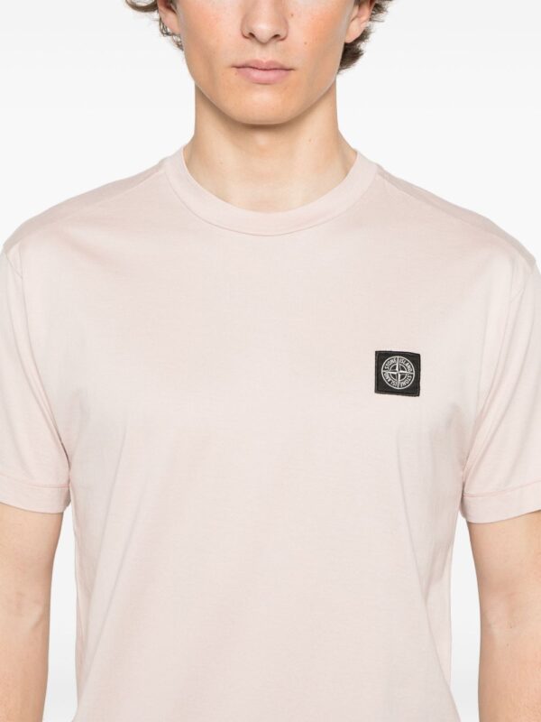 STONE ISLAND T-SHIRT ROSA