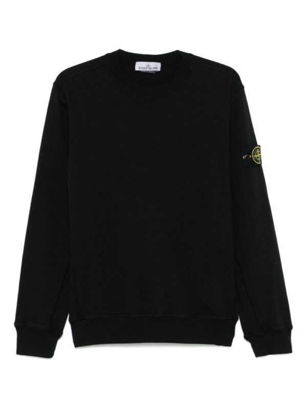 STONE ISLAND FELPA NERO