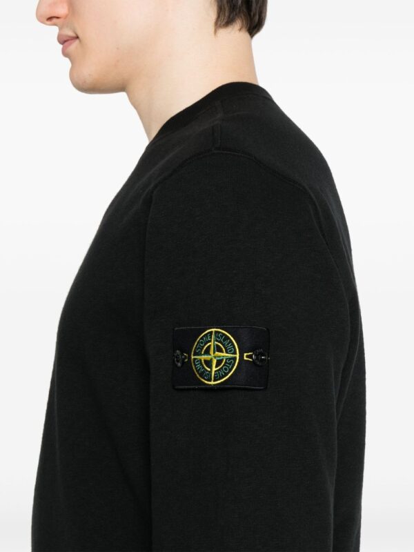 STONE ISLAND FELPA NERO