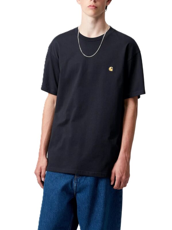 CARHARTT T-SHIRT BLU LOGO